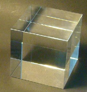 Crystal cube base - Click Image to Close