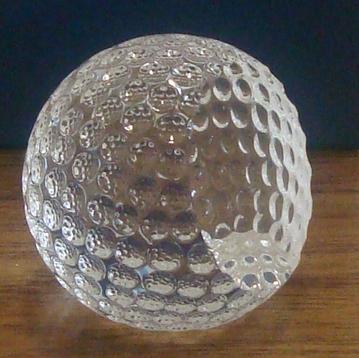 Golf Ball w/flat Spot - Click Image to Close